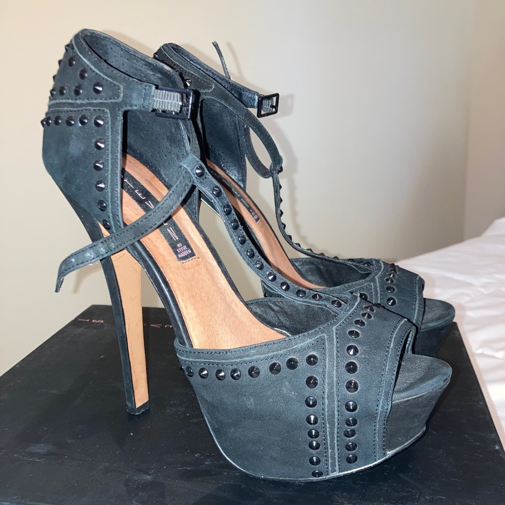 Steve Madden Platform T Strap Heels